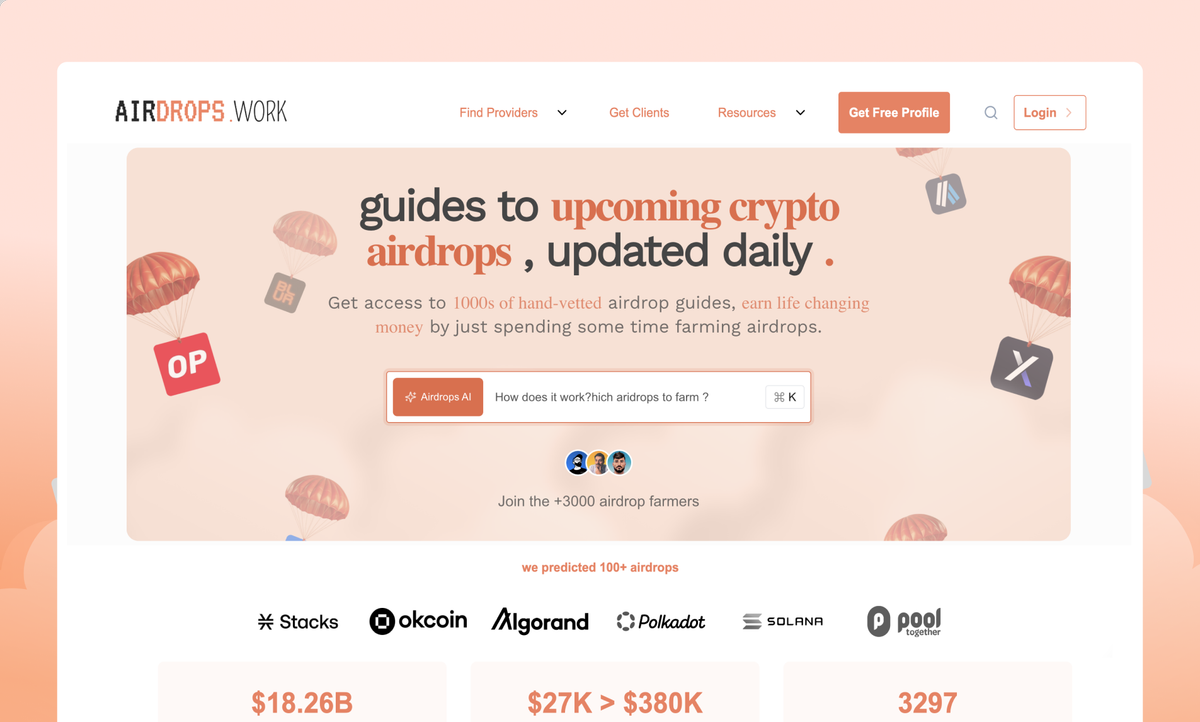 Crypto Airdrop Aggregator